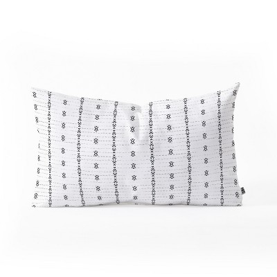Holli Zollinger French Striped Throw Pillow White - Deny Designs