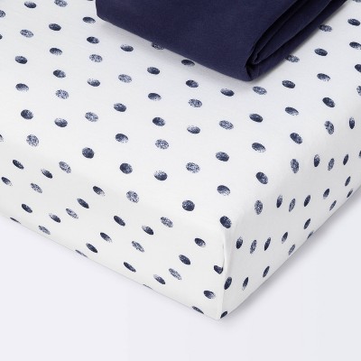 Navy crib outlet sheets