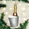Old World Christmas Glass Blown Ornament for Christmas Tree, Chilled Champagne - 2 of 4