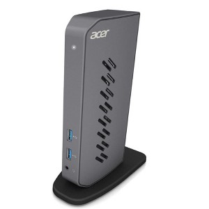 Acer USB 3.0 Dock II U301 | Dual HDMI | 6 USB Ports | Gigabit Ethernet | Audio Jack | Compact Design | Windows Compatible – Manufacturer Refurbished - 1 of 4