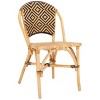 Callidora Dining Chair - DCH6509 - Natural/Black - Safavieh - 4 of 4
