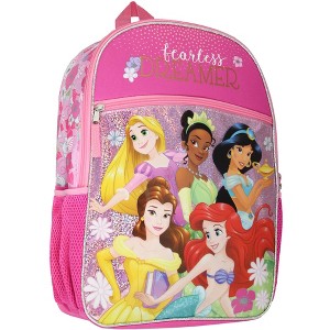 Disney Princess Fearless Dreamer Pink 16" School Travel Backpack - 1 of 4