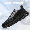 Furuian Steel Toe Sneakers Puncture Proof Work Lightweight Indestructible Safety Shoes Comfortable Black - 4 of 4