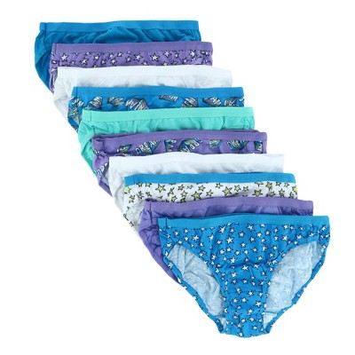 Fruit Of The Loom Breathable Girls' 6pk Micro-mesh Bikini - Colors