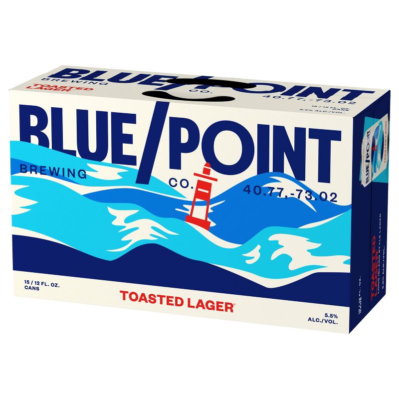 Blue Point Toasted Lager Beer - 15pk/12 fl oz Cans, 5 of 9