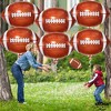 KatchOn, Football Balloons for Football Party Decorations - 18 Inch, Pack of 6 | Football Foil Balloons for Football Decorations for Party - 4 of 4