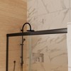 NicBex Shower Door 44-48"Wx72" H Traditional Sliding Shower Door with 1/4" Clear Tempered Glass for Walk-in Shower - 3 of 4