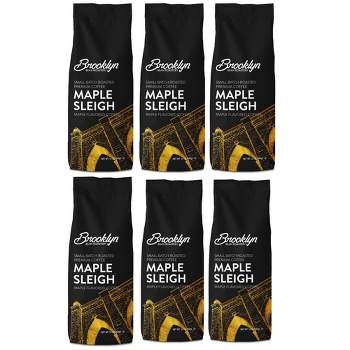 Brooklyn Beans Flavored Ground Coffee, Maple Sleigh, 6 pack  (72 ounces total)