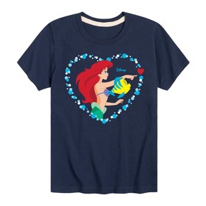Girls' - Disney Princess - Ariel Short Sleeve Graphic T-Shirt - 1 of 4