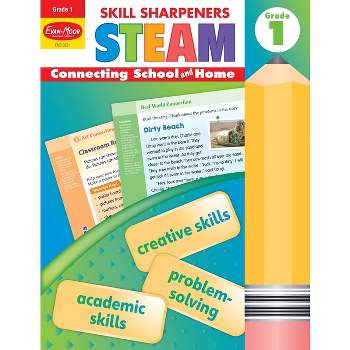 Skill Sharpeners: Steam, Grade 1 Workbook - by  Evan-Moor Educational Publishers (Paperback)