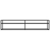 vidaXL TV Stand Black 78.7 in.x15.7 in.x15.9 in. Tempered Glass - 3 of 4