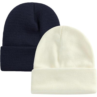 MSDC 2 Pack Beanie for Men Women Slouchy Beanie Hats Winter Knit Caps Soft Ski Hat Unisex
