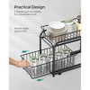 SONGMICS Pull Out,  Sliding, Stackable Under Sink Cabinet Organizer with Storage Basket Drawers, for Kitchen - 4 of 4