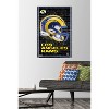 Trends International NFL Los Angeles Rams - Neon Helmet 23 Unframed Wall Poster Prints - 2 of 4