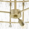 Progress Lighting Chevall 9-Light Chandelier, Gilded Silver, Artisanal Glass, Modern Organic, Luxe, Transitional. - 4 of 4