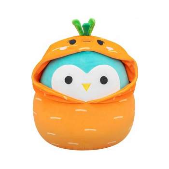 Squishmallows Easter Squad 5 Inch Plush | Winston the Owl in Carrot Hoodie