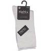 Memoi Women's Essential Roll Cuff Bamboo Blend Crew Socks - 4 of 4