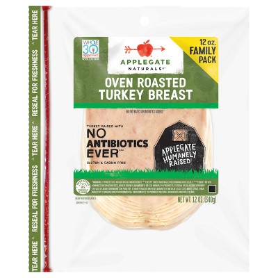 Applegate Natural Oven Roasted Turkey Breast Slices - 12oz