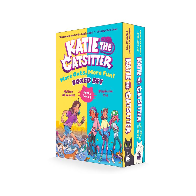 Katie the Catsitter: More Cats, More Fun! Boxed Set (Books 1 and 2) - by  Colleen Af Venable (Mixed Media Product), 1 of 2