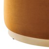 Modway Tilden Large 29 in. Round Performance Velvet Upholstered Ottoman - 3 of 4