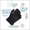TrailHeads Convertible Running Mittens for Women – Fingerless Gloves with Reflective – Running, Hiking - Black - 3 of 4
