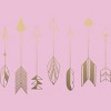 Girl's Design By Humans Be Brave Little Arrow (gold) By staceyroman T-Shirt - 2 of 3