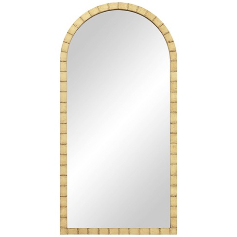 Uttermost Clara Arch Top Vanity Decorative Wall Mirror Modern Beveled  Distressing Gold Metal Frame 24 Wide For Bathroom Bedroom Living Room  Entryway : Target