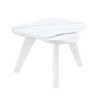 NicBex Modern 47.2" Cloud Shape Coffee Table with Wood Frame for Living Room and Bedroom - 4 of 4