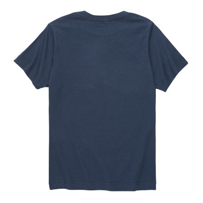 Navy American Flag Tractors Graphic Knit T-Shirt - 2T