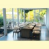 PURPLE LEAF Patio Dining Set Luxury Modern Conversation Set Aluminum Large Rectangle Dining Table and Chairs - 2 of 4