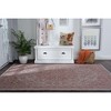 Rugs Non-Slip - 5'3"x7'3" Textured Weave Patio Rug, UV & Stain Resistant Waterproof Carpet Vintage Orange Geometric Design - 3 of 4