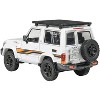 2023 Toyota Land Cruiser 71 White "70th Anniversary" with Stripes and Roofrack 1/64 Diecast Model Car by Paragon - 3 of 4