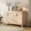 59'' Farmhouse Sideboard Cabinet with 4 Doors & Soft Close Hinges,Rustic Storage for Entryway or Dining Room-Baofuwish - 2 of 4