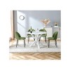 NicBex Dining Chairs Set of 2,Modern Upholstered Fabric Dining Room Chairs with Curved Backrest - 4 of 4