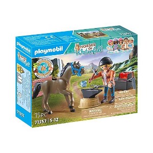 Playmobil Horses of Waterfall Farrier Ben and Achilles 71357 - 1 of 1
