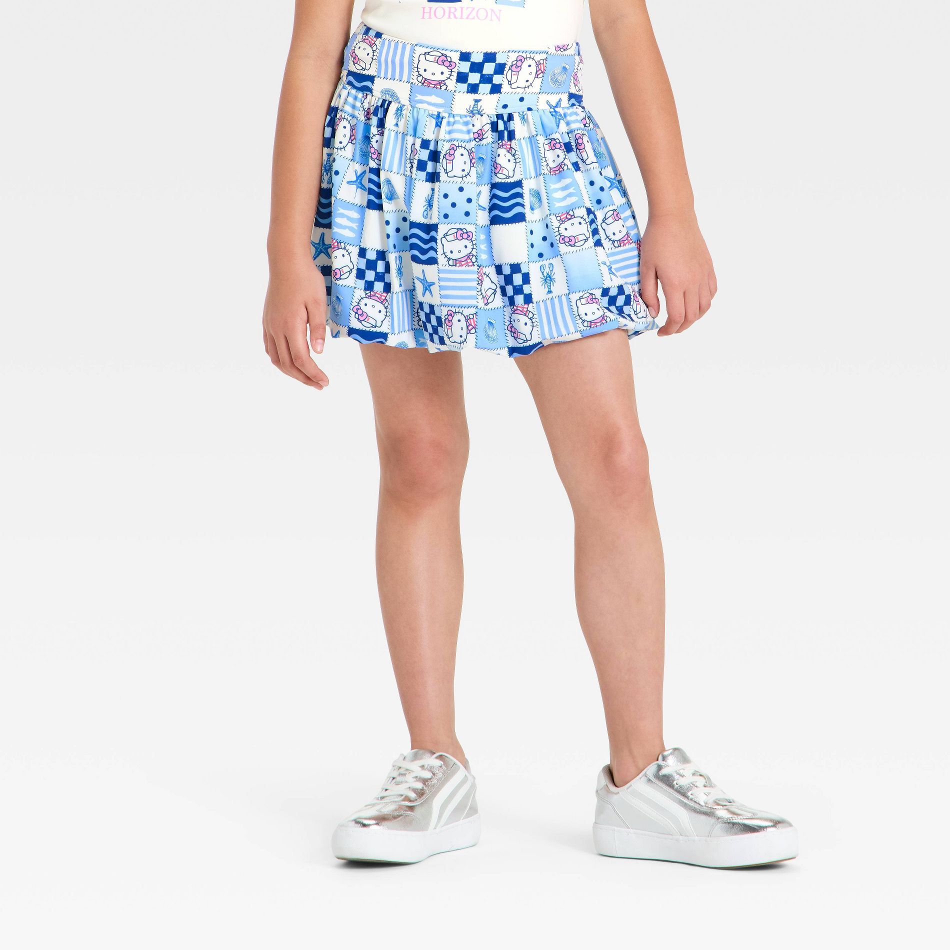 Girls' Hello Kitty Patchwork Skort - Ivory