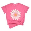 Simply Sage Market White Daisy Garment Dyed Tee - 2 of 4