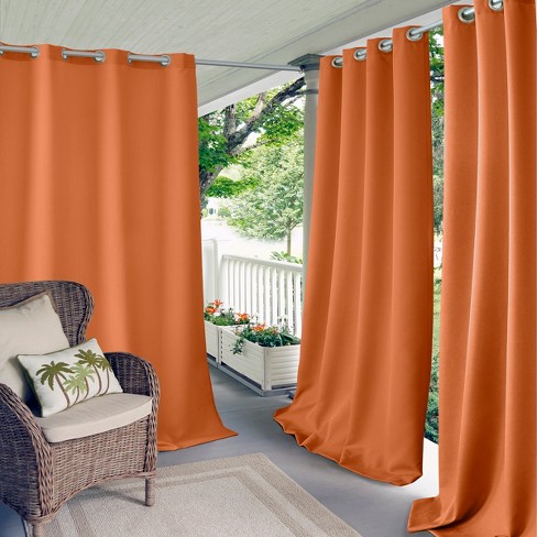 Connor Solid Indoor Outdoor Window Curtain Panel 52 X 108