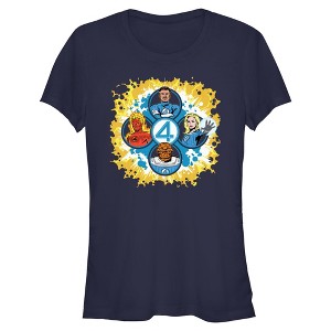 Juniors The Fantastic Four: First Steps Classic Family Portraits T Shirt - 1 of 2