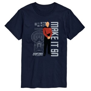 Men's - Star Trek - Picard Make It So Short Sleeve Graphic T-Shirt - 1 of 4