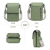 Small Crossbody Bags for Women Trendy,Leather Triple Compartment Cell Phone Crossbody Wallet - 2 of 4