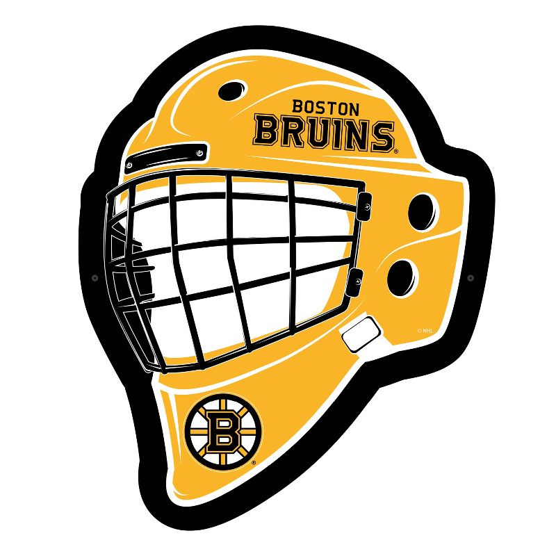 Evergreen Ultra-Thin Edgelight LED Wall Decor, Helmet, Boston Bruins- 15.6 x 19 Inches Made In USA, 1 of 7