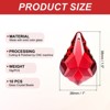 Unique Bargains Hanging Ornament DIY Craft K9 Crystal Pendant Teardrop Beads 10 Pcs - 2 of 4