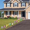 Big Dot of Happiness Hippity Hoppity - Yard Sign Outdoor Lawn Decorations Easter Bunny Party Yard Signs - Happy Easter - 2 of 4