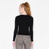 Women's Long Sleeve Seamless Square Neck Blouse - Wild Fable™ - 3 of 4