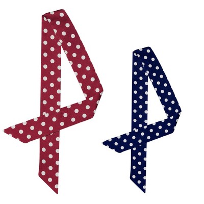 long red&short navy blue