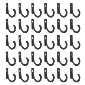 Unique Bargains Zinc Alloy Single Prong Vintage Clothes Towel Coats Backpack Scarf Keys Hat Cup Hanging Wall Hooks - 1 of 4