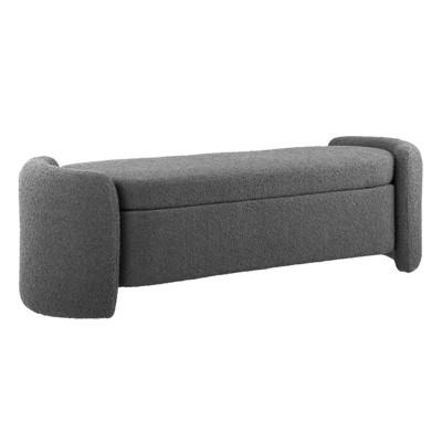 Modway Nebula Boucle Upholstered Bench