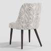 Geller Modern Dining Chair in Oblong Slate - Threshold™: Upholstered, Ash Frame, Armless Design - 4 of 4