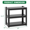 FONTOI Metal Storage Shelves, Adjustable Heavy Duty Shelving Unit, Standing Storage Rack Shelf Organizer - 3 of 4